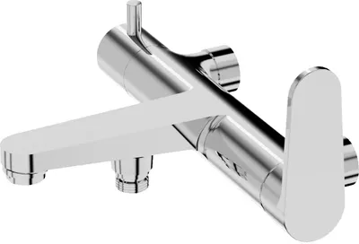 Produktbild von Lavita Cetus Badewannenarmatur in Chrom | Wannen- und Brausebatterie | Wasserhahn Bad s Design Armatur