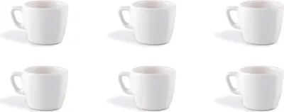 Produktbild von Excelsa set von 6 espressotassen Eclipse porzellan 7 cl weiß