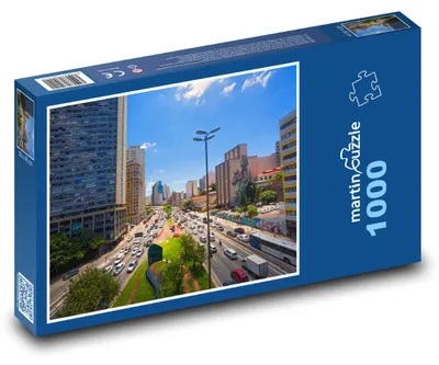 Obrázek produktu pro Puzzle 1000 Panorama S?o Paulo - martinpuzzle
