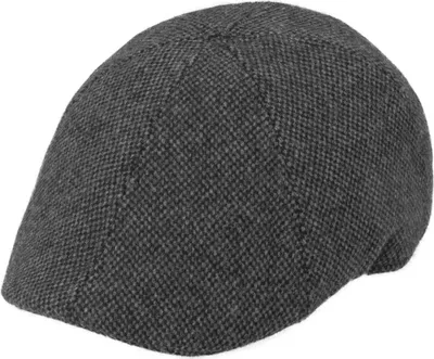 Fiebig 6-Panel Cap Wolle melange in grau