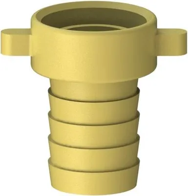Image de Js Ms-Schlauchverschraubung       2-Teilig,Flachdichtend,3/4"X3/4"