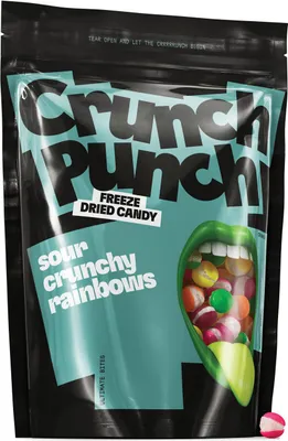 Produktbild von Crunch Punch Sour Crunchy Rainbows (15 x 100g)