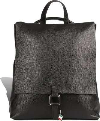 Produktbild von Florence Rucksack Damen Echtleder Cityrucksack schwarz D2ORF101S1