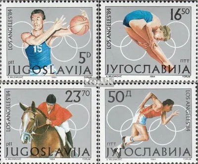 Produktbild von Briefmarken Jugoslawien 1984 Mi 2048-2051 (kompl.Ausg.) postfrisch Olympische Sommerspiele
