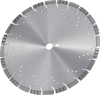 Immagine prodotto di SucceBuy Lama da taglio diamantata da 14 pollici/350 mm, lama da taglio per calcestruzzo a umido/asciutto, denti smussati da 0,47 pollici/12 mm, foro centrale universale da 1 pollice/25,4 mm, per calcestruzzo, cemento, piastrelle, mattoni