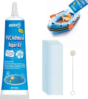 Produktbild von Pool Reparaturset, starke PVC Klebeband, 1 Stück, für Schwimmbad und Wasserbett