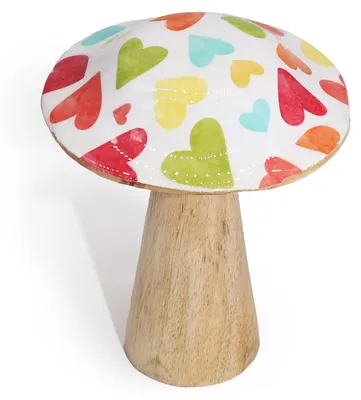 Imagen del producto de Seta pequeña - 10cm - Corazones pastel