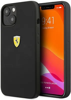 Image de Ferrari Fessihcp13Mbk Iphone 13 / 14 /15 6.1 Czarny/Black Hardcase Silicone