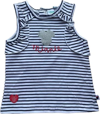 Produktbild von Disney Minnie Mouse Mädchen-T-Shirt aus Baumwolle weiß 86