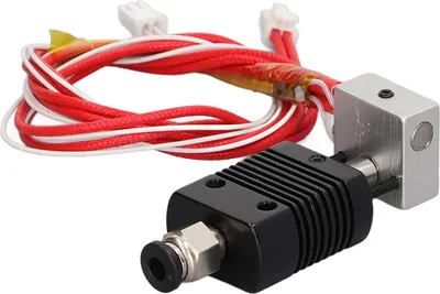 Produktbild von 3D-Drucker-Extruder-Hotend mit Direktantrieb, Heizelement mit 100-kΩ-Temperaturfühler, 24 V, 30 W