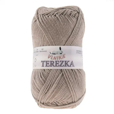 Strickgarn TEREZKA 100% Baumwolle, cappuccino