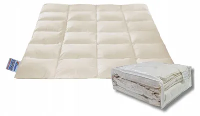 Obrázek produktu pro Wilpol přikrývka celoroční s výplní z husího peří, rozměr 160x200 cm, hmotnost 1,6 kg, barva béžová