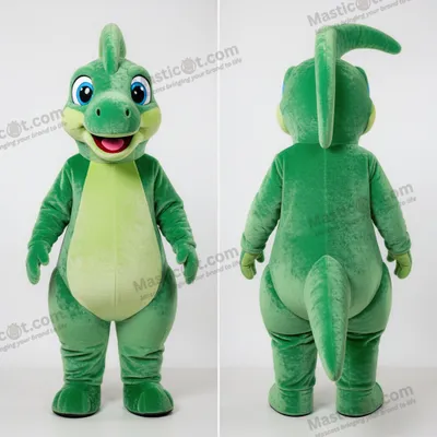Immagine prodotto di Costume MASTICOT Gonfiabile Cartoon Parasaurolophus Verde Smeraldo