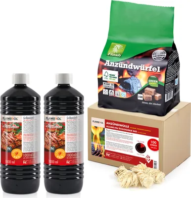 Produktbild von 1xFLAMBIOL® Grillanzünder-Set