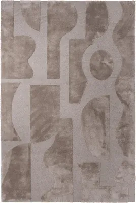 Produktbild von Getufteter Wohn- und Schlafzimmerteppich aus Wolle mit geometrischem Muster MURAL