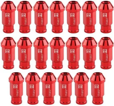 Obrázok produktu pre 20 ks skrutiek na hliníkové disky M12×1,5, čierne, strieborné, červené