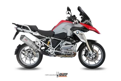 Image de MIVV Silencieux Ovale Slip-On Approuvé Titane pour BMW R 1200 GS/Adventure 2013-2018
