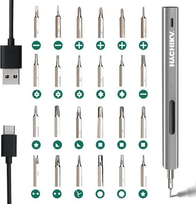 Obrázok produktu pre Sada magnetických nástrojov na opravu elektroniky 24 v 1 pre počítače, smartfóny, hodinky a okuliare