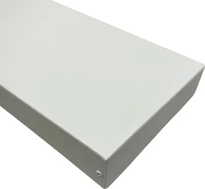 Produktbild von Endstück für Mauerabdeckung Alu Weiß Zuschnitt 33 cm - Siehe Skizze / Beschreibung