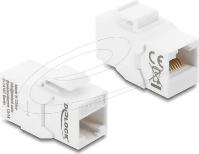 Image de DELOCK Keystone Modul Kupplung RJ45 BU < BU Cat.6A ungeschir