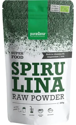 Produktbild von Purasana Spirulina-Pulver – veganes -Spirulina-Pulver (200 g)