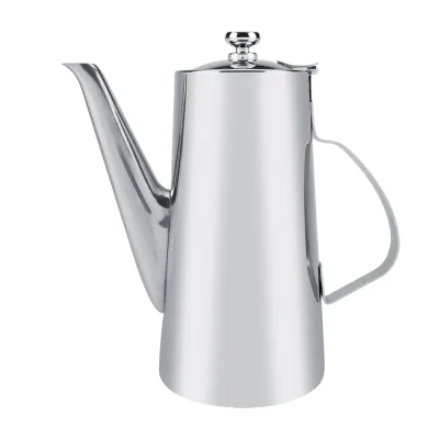Produktbild von 2L zahustená kanvica z nehrdzavejúcej ocele, elegantná kanvica na čaj, kávu, vodu pre domácnosť, reštauráciu #2