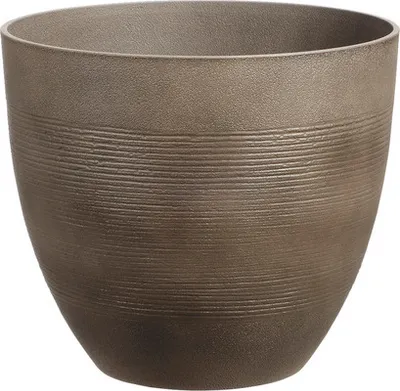 Produktbild von Pflanztopf Lafiora Liam Kunststoff Ø 45 cm H 39,5 cm braun