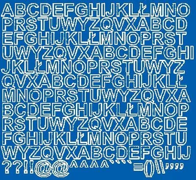 Produktbild von Selbstklebende Buchstabenaufkleber, 1,5 cm, blau, matt
