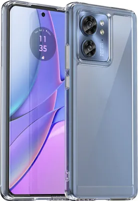 Image de Etui pour Motorola Edge 40 transparent, étui de protection antichoc en silicone TPU Transparent