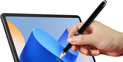 Zdjęcie produktu dla INF Uniwersalny rysik 2 w 1 do ekranów dotykowych - czarny
