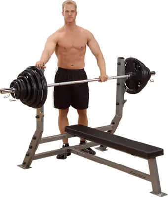 Produktbild von Body-Solid Trainingsbank Flachbank Flache Drückerbank Bankdrücken Brust Training Chest Workout für Homegym & Fitnessstudio