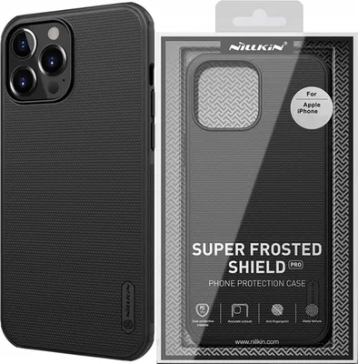 Immagine prodotto di Nillkin Super scudo smerigliato rinforzato Custodia Cover Iphone 13 Pro Max Nero