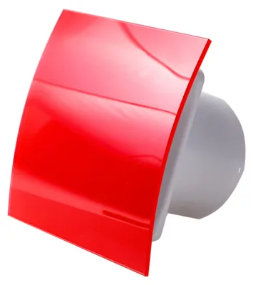 Produktbild von Kleinraumventilator Wandventilator System Turbo Escudo Rot 100 T mit Nachlauf