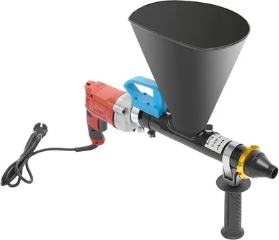 Productafbeelding van Elektrische cementvoegpistool, mortelpers, mortelspuit met 2 spuitmonden. Elektrisch mortelpistool, mortelspraysysteem. Elektrische cementvoegmachine, cementinjectiemachine, 700W