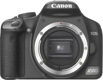 Produktbild von Canon EOS 450D Body EOS, 12.2 MP, CMOS, 4272 x 2848 Pixel, 100, 200, 400, 800, 1600, auto, Flash aus, Manuell, Rote-Augen-Reduzierung, 3.5 fps