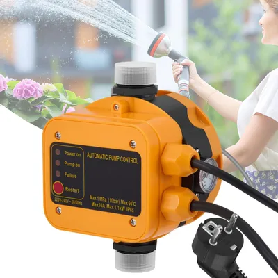 Druckschalter für Wasserpumpe, elektronisch, 10 bar, 220-240 V, IP54