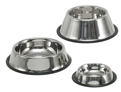 Produktbild von Nobby 72821, Hund, Edelstahl, Edelstahl, Haustier-Fütterungsschale, Einfarbig, 0,85 l