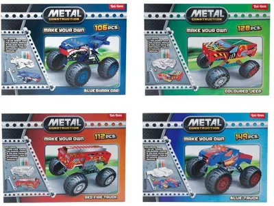 Immagine prodotto di Toi-Toys Kit di montaggio 3D in metallo: monster truck