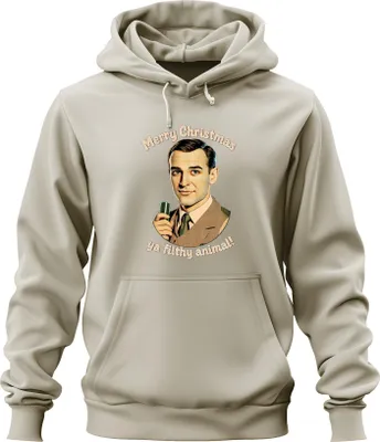 Zdjęcie produktu dla Wesołych Świąt ya filthy animal funny christmas christmas movie uni bluza z kapturem, natura, S