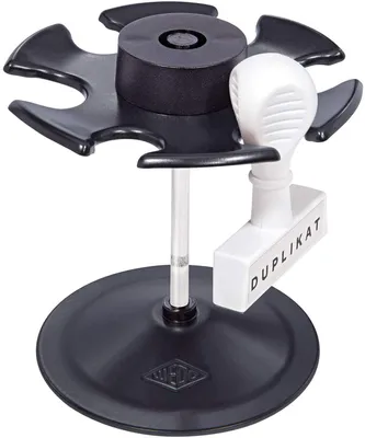 Produktbild von WEDO Stempelträger 6er rund sw