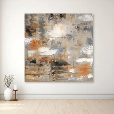 Produktbild von Wallity, DEV10697-140140, Dekoratives Leinwandgemälde, Mehrfarbig, Leinwand, 140 x 140 cm