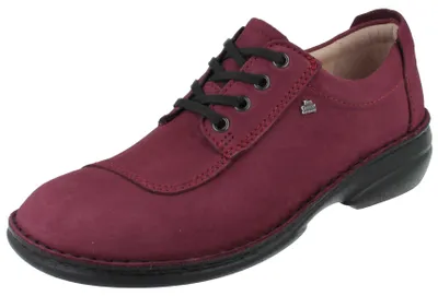 Produktbild von LIMITIERTE FARBE FINN COMFORT Lexington Damen Schnürschuhe beerenfarben Nubukleder - Größe: 40