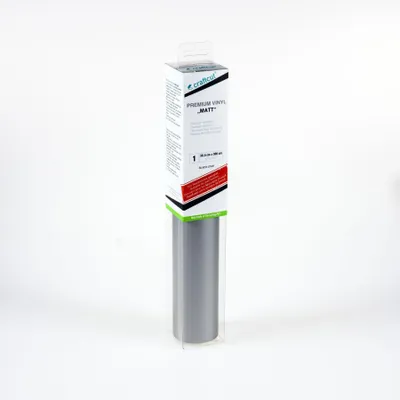 Produktbild von craftcut M08 Plotterfolie matt SILVER-METALLIC 30,5 x 300 cm