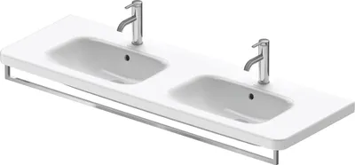Image de Duravit DuraSquare Porte-serviettes 003124, pour lavabo 235714 chromé, 0031241000