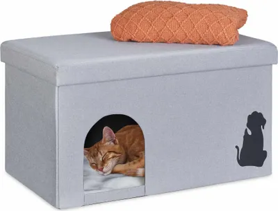 Image de Grotte pour chat avec couvercle