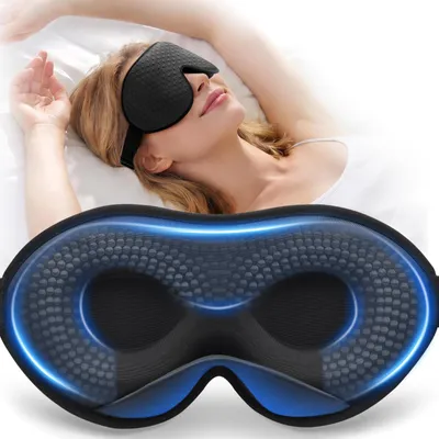 Imagen del producto de Antifaz para dormir con peso – Diseño 3D, color