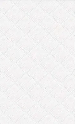 Produktbild von Weiß Teppich Wohnzimmerteppich Kurzflor Unifarben Rauten Muster Einfarbig