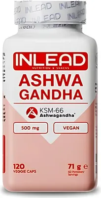 Produktbild von INLEAD Ashwagandha KSM-66 (120 Kapseln)