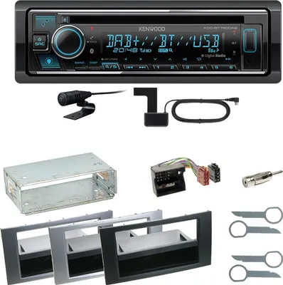 Produktbild von Kenwood KDC-BT740DAB Digitalradio Einbauset für Ford Focus C-Max Fiesta Transit