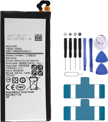 Image de batterie Li-Polymer 3600 m Ah EB-BA720ABE pour Samsung Galaxy A7 (2017) / A720A / A720F